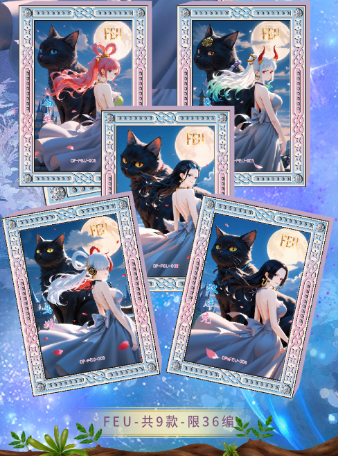 LIVE niang   chun  O P Metal Collection Trading Cards