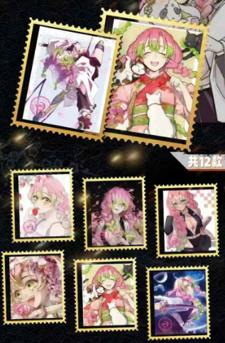 LIVE-panda Demon Slayer Metal Stamp-style Trading Card