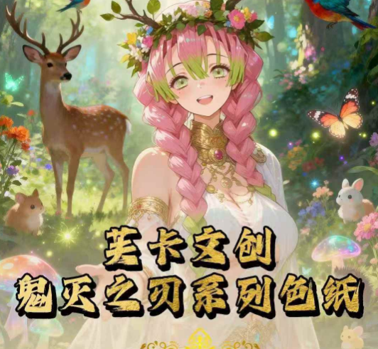 fu ka Demon Slayer Acrylic colored paper