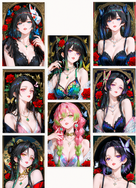 Qing yan Demon Slayer Acrylic colored paper