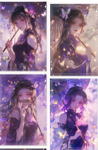 Qing yan Demon Slayer Acrylic colored paper