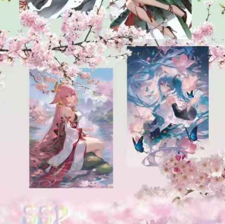 Mika  Genshin Impact colored paper transaction card