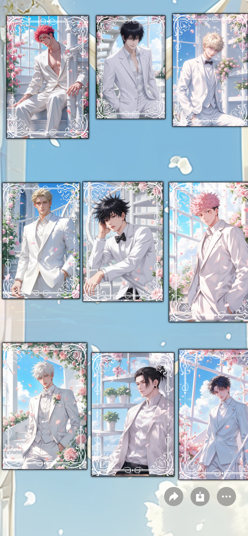 Chao bai Jujutsu Kaisen Trading Cards