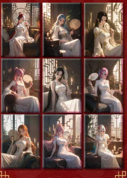 Qi dian O P Acrylic + Metal Trading Cards