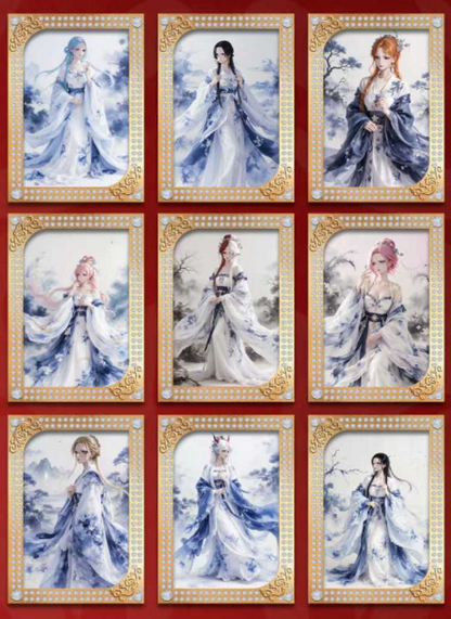 Qi dian O P Acrylic + Metal Trading Cards