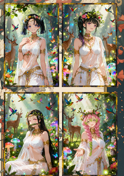 fu ka Demon Slayer Acrylic colored paper