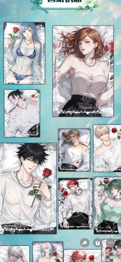 Chao bai Jujutsu Kaisen Trading Cards