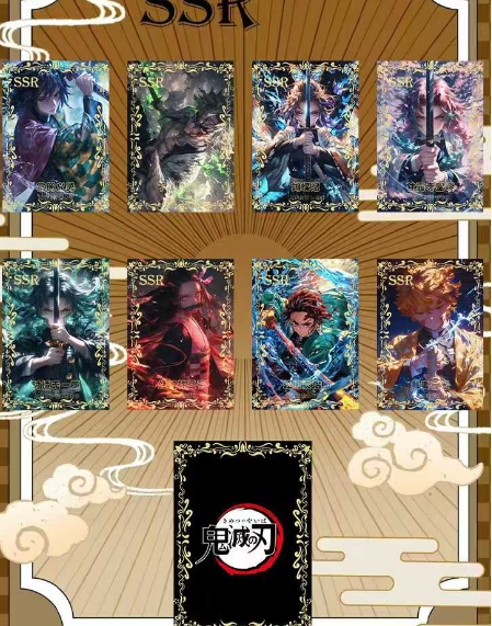 LIVE-JIAN XIN Demon Slayer Metal Collection Trading Cards