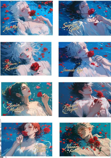 qi yu  Jujutsu Kaisen Acrylic Art Card Trading Card