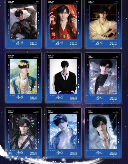 xin hui "Love and Deep Space" Tear Cards, 3 cards per pack.