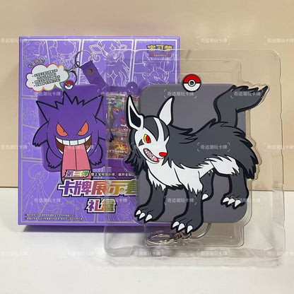 Simplified Chinese Pokémon  Card Display Set Third Edition Genga Collection Card Silicone Case