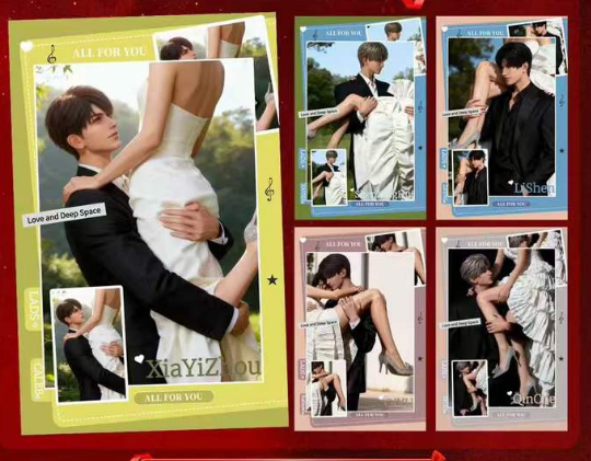 Banana Cultural and Creative Love and Deep Space Shikishi Trading Card