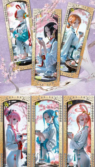 Trading Cards of Qingcheng One Piece Diamond Ticket Metal Cards