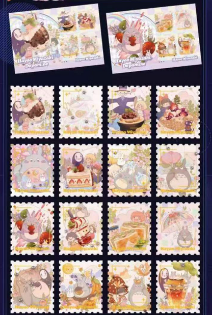 zhi meng Miyazaki Stamps and Postcards,collection card