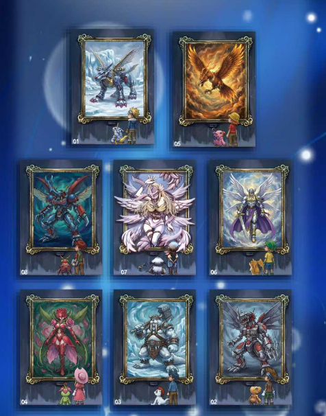 LIVE-kuku-Digimon Metal Trading Card