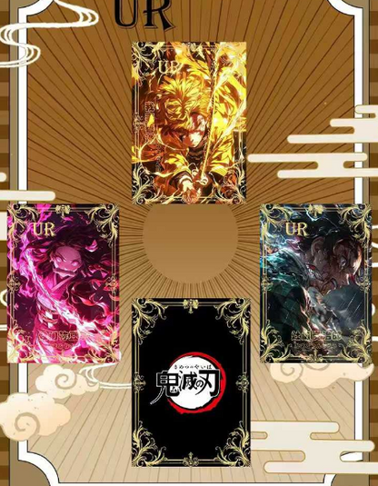 LIVE-JIAN XIN Demon Slayer Metal Collection Trading Cards