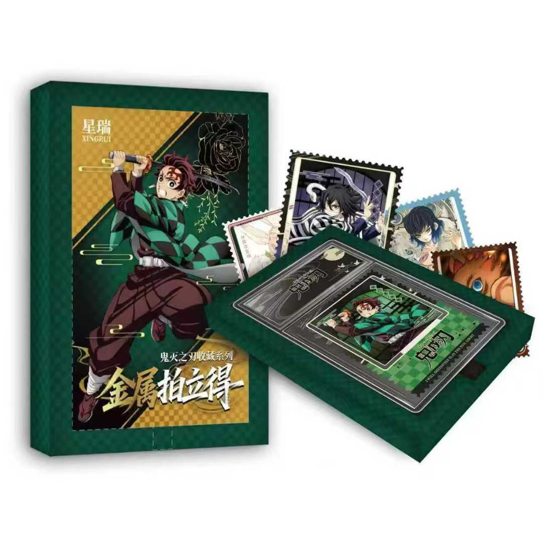 LIVE-XIN RUI Demon Slayer Metal Stamp-style Trading Card