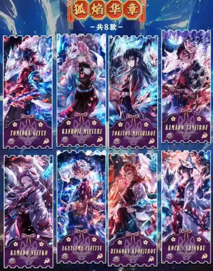 LIVE-Fenghuo  Demon Slayer Acrylic Ticket Stub Trading Card