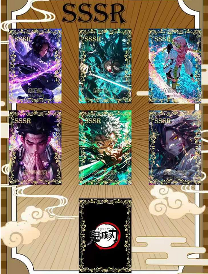LIVE-JIAN XIN Demon Slayer Metal Collection Trading Cards
