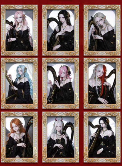 Qi dian O P Acrylic + Metal Trading Cards