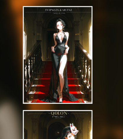 Qing se Demon Slayer Acrylic colored paper