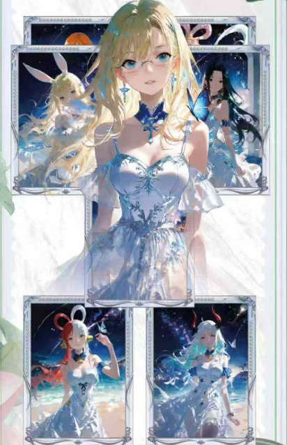 Haitang Cultural and Creative Series 2: One Piece Metal Acrylic Trading Cards
