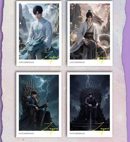 Qi pan"Love and Deep Space" Tear Cards, 3 cards per pack.