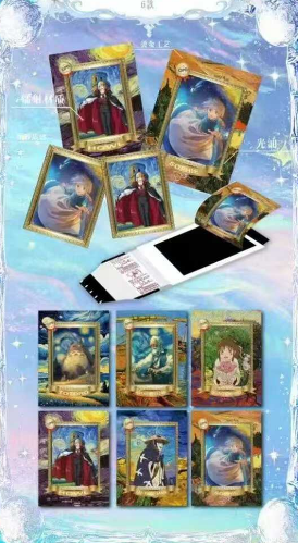 xing meng  Hayao Miyazaki Tear-and-Reveal Trading Cards (3 pieces per pack)