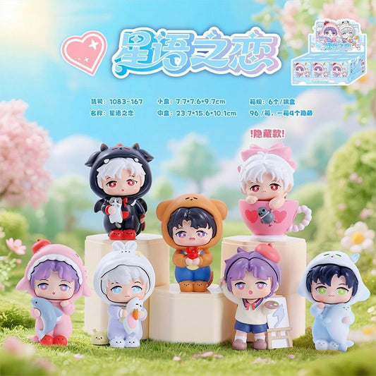 Blind Box Love and Deep Space Merchandise Figurine Qi Yu Qin Che Doll Anime Gift