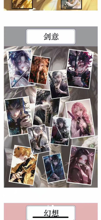 XIAO YAO CULTURE Demon Slayer Color Paper Collection Card